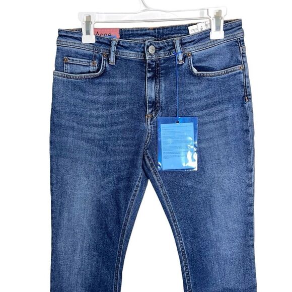 NWT Acne Studios Bla Konst Climb Mid-Rise Skinny Jeans - Picture 4 of 8